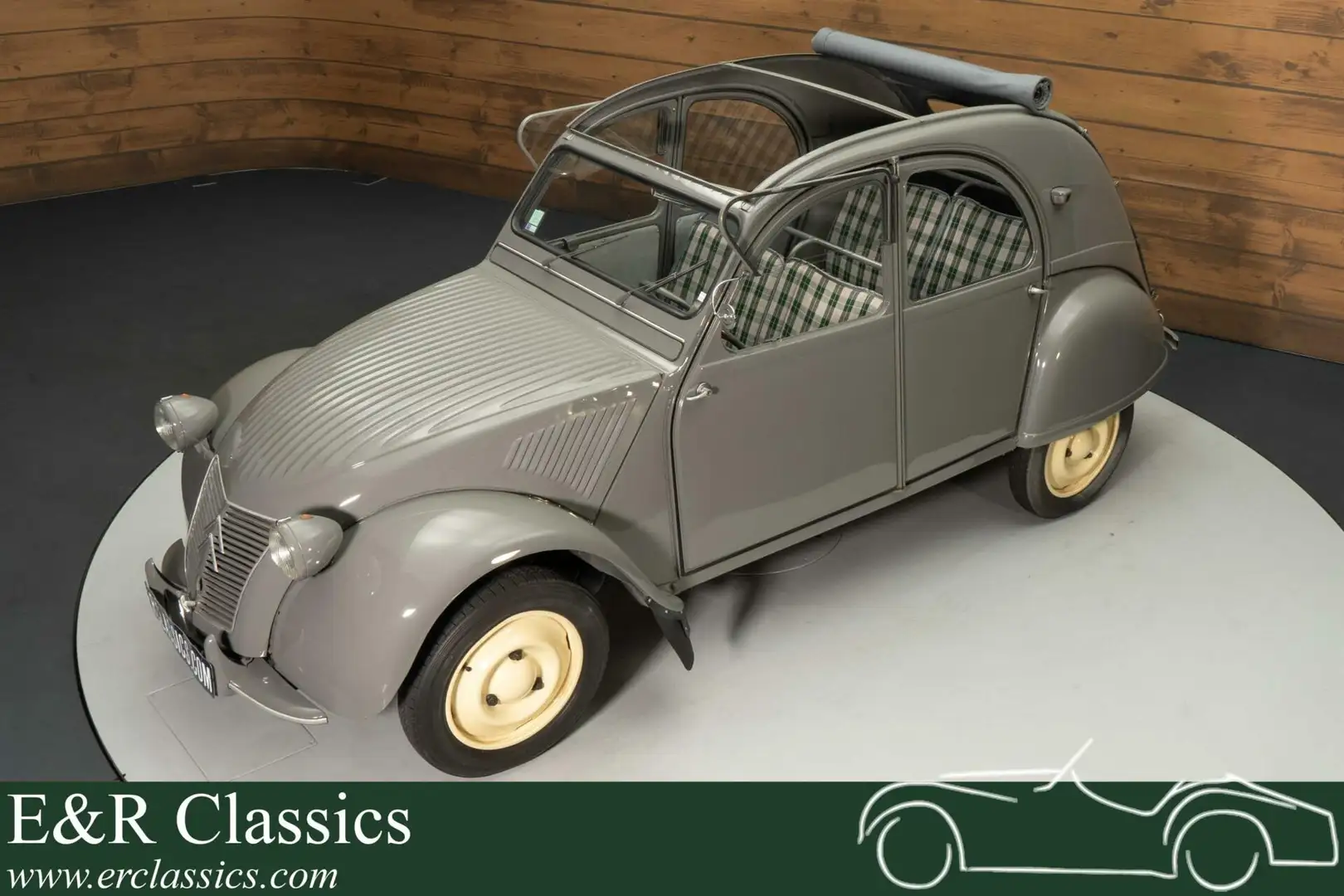 Citroen 2CV Cabriolet Grijs - 1