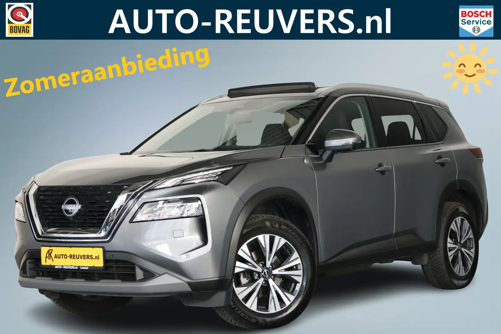 Nissan X-Trail 1.5 MHEV N-Connecta 2000 kg Trekgewicht / Pano / A Zilver - 1
