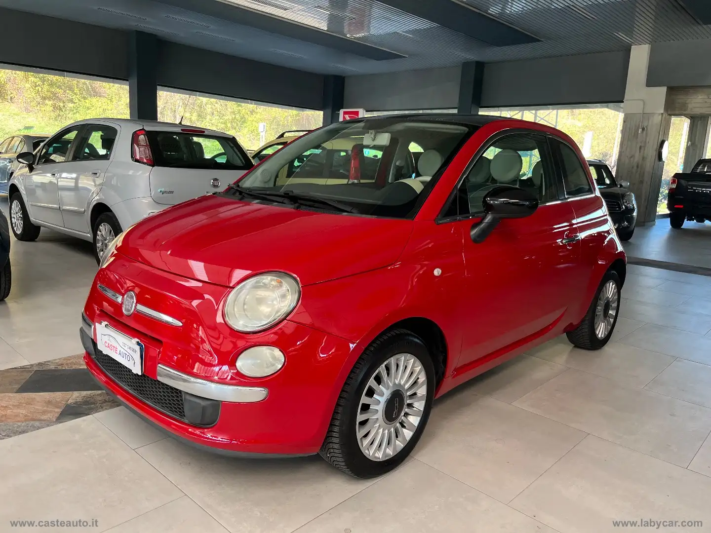 Fiat 500 1.2 Lounge DISTRIBUZIONE FATTA A 66960 KM Rouge - 1