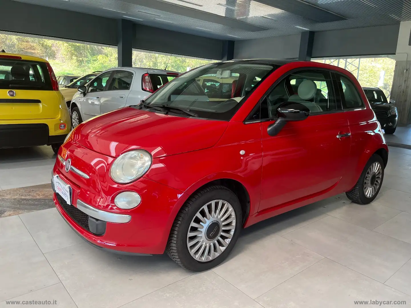 Fiat 500 1.2 Lounge DISTRIBUZIONE FATTA A 66960 KM Rosso - 1