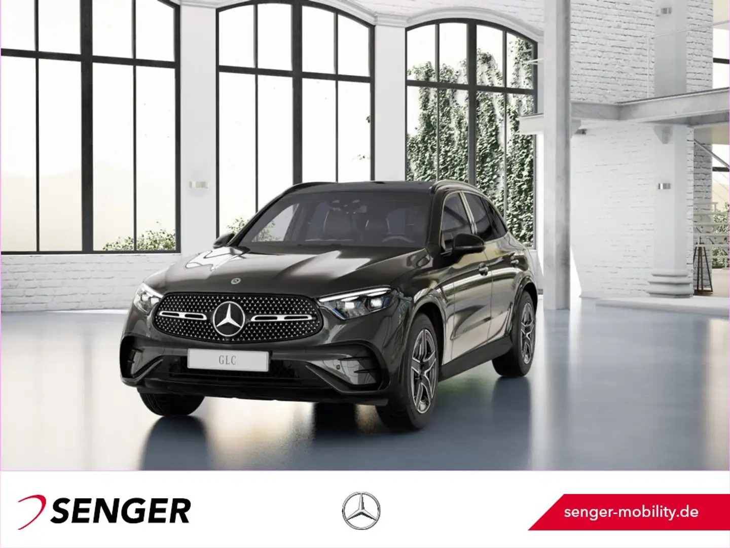 Mercedes-Benz GLC 220 d 4M AMG Night Panorama Head-Up 360° AHK Grau - 1