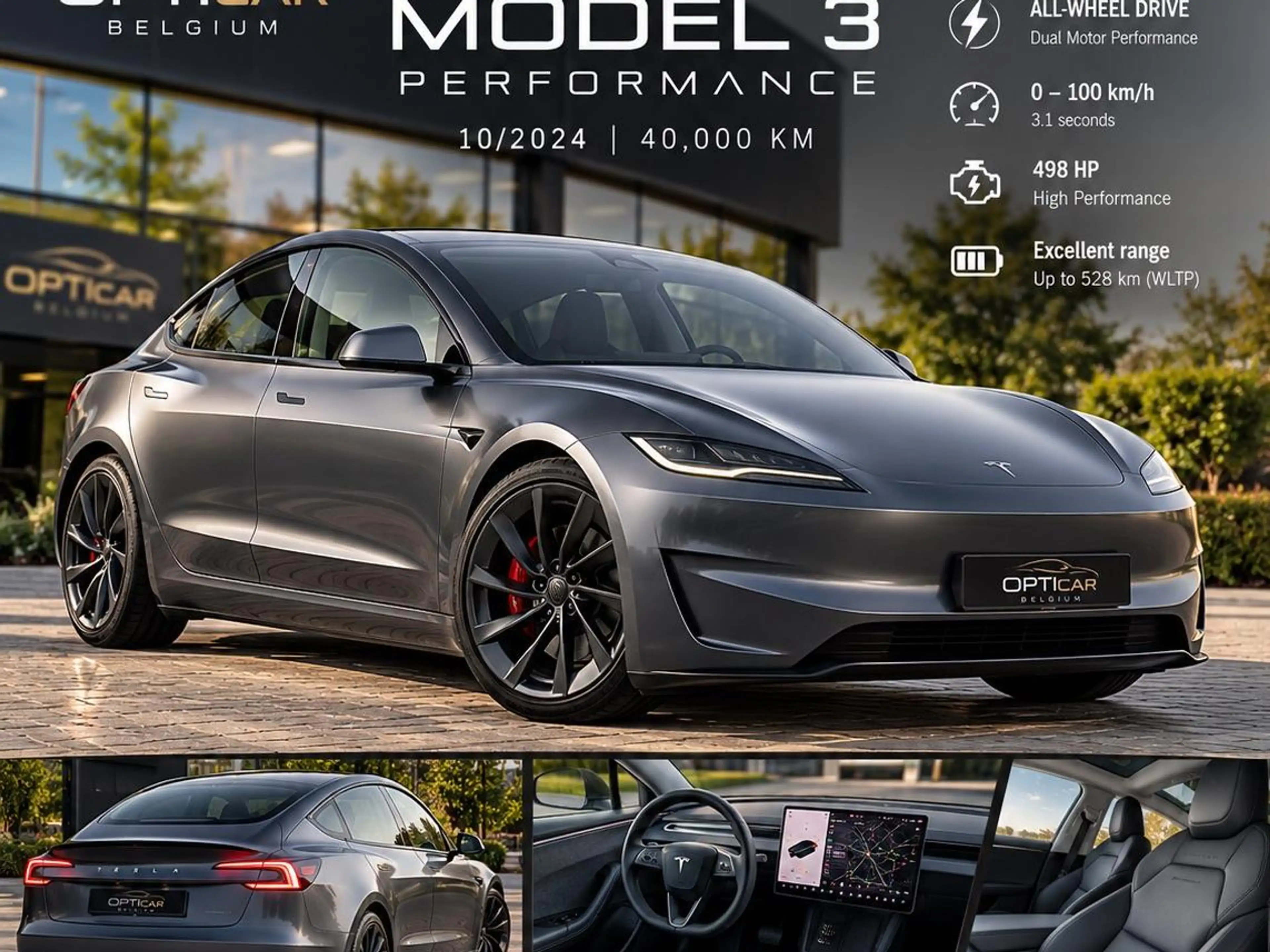 Tesla Model 3 Model 3 78 kWh AWD Performance (377 kW)