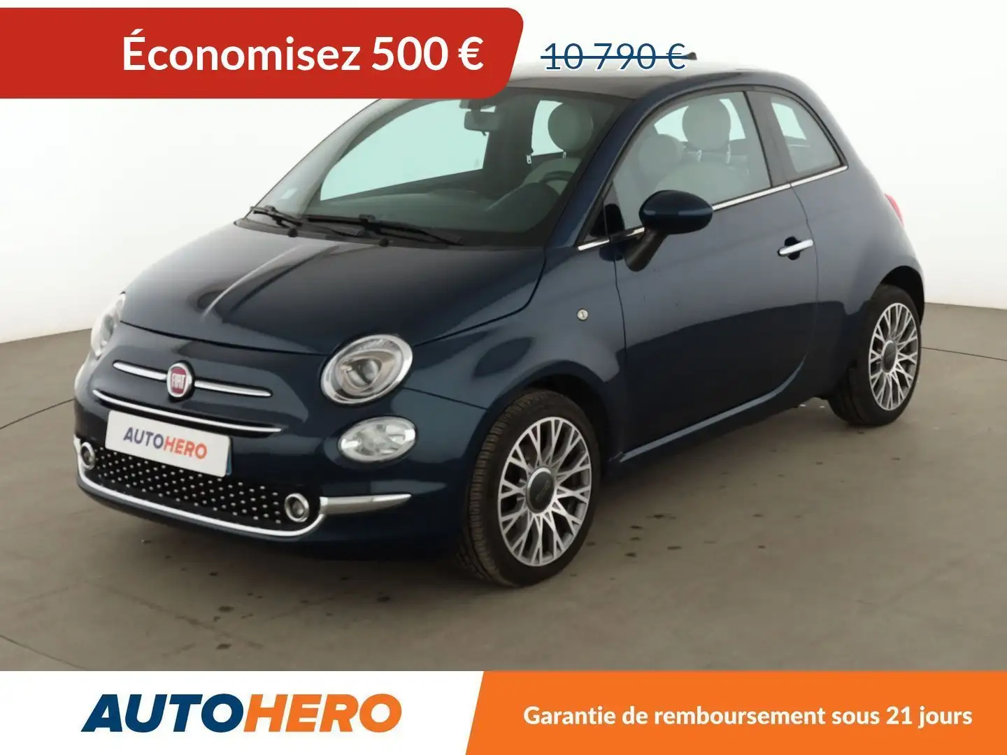 Fiat 500 1.2 Star Bleu - 1