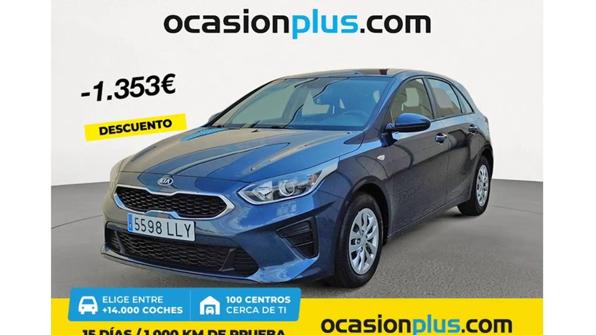 Kia Ceed / cee'd 1.0 T-GDI Eco-Dynamics Concept 120 Blauw - 1