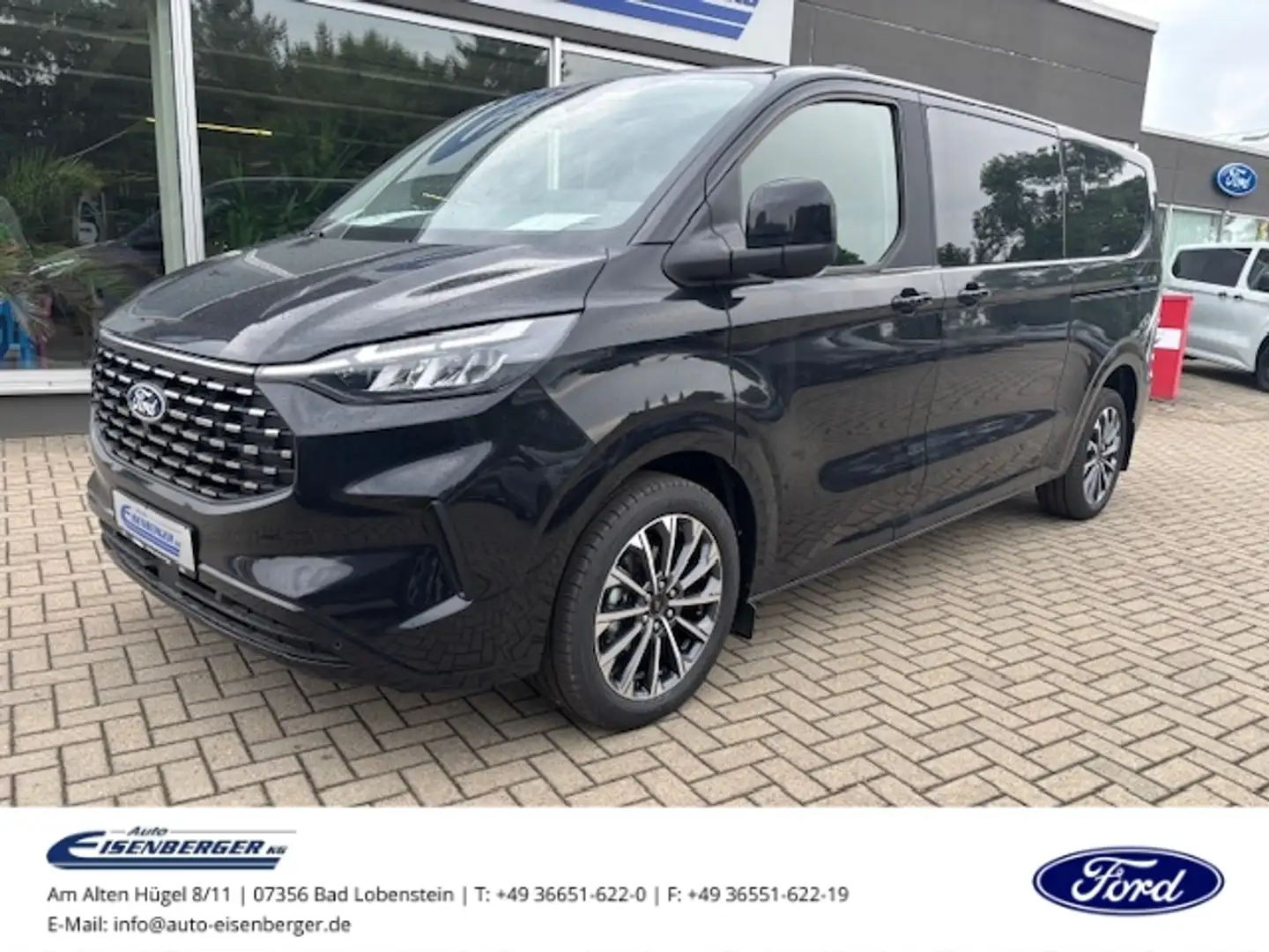 Ford Tourneo Custom 2.0 Titanium 8Sitzer L2 Leder 19'' Standh. Navi Negro - 1