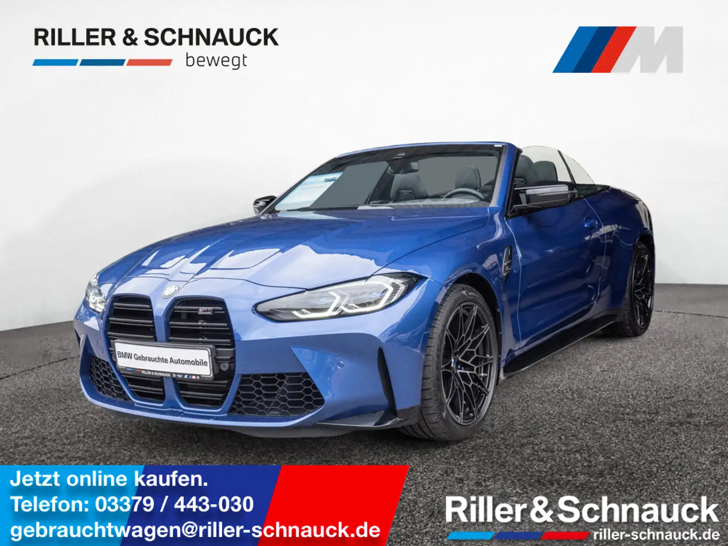 BMW M4 Cabrio xDrive Competition LASER+H/K+ACC+NA Blau - 1