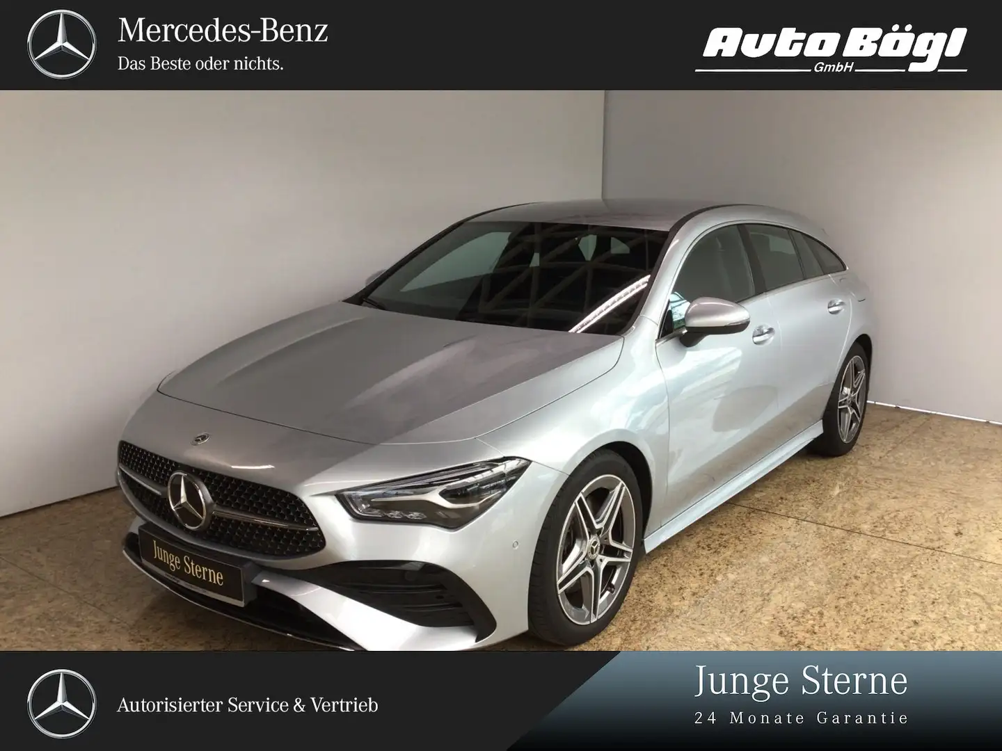 Mercedes-Benz CLA 200 CLA 200 SB AMG Advanced PLUS/LED/Winterp/MBUX Navi Silber - 1