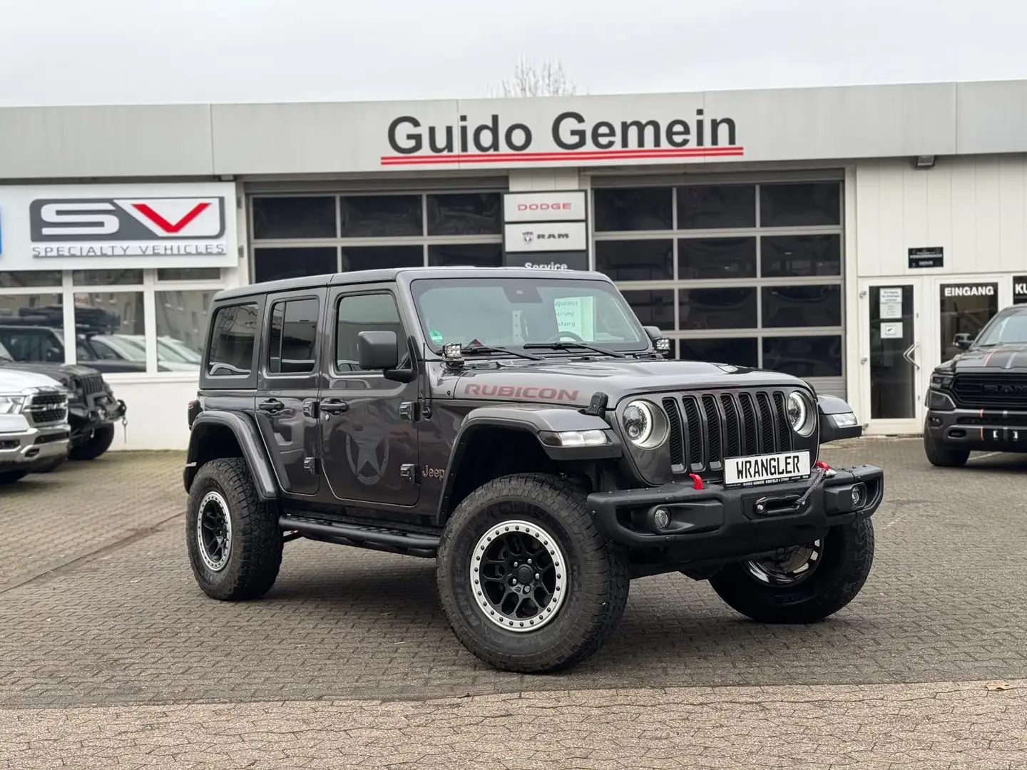 Jeep Wrangler Unlimited Rubicon 2.0l 4x4 Automatik Umbau, EU-NAV Gris - 1