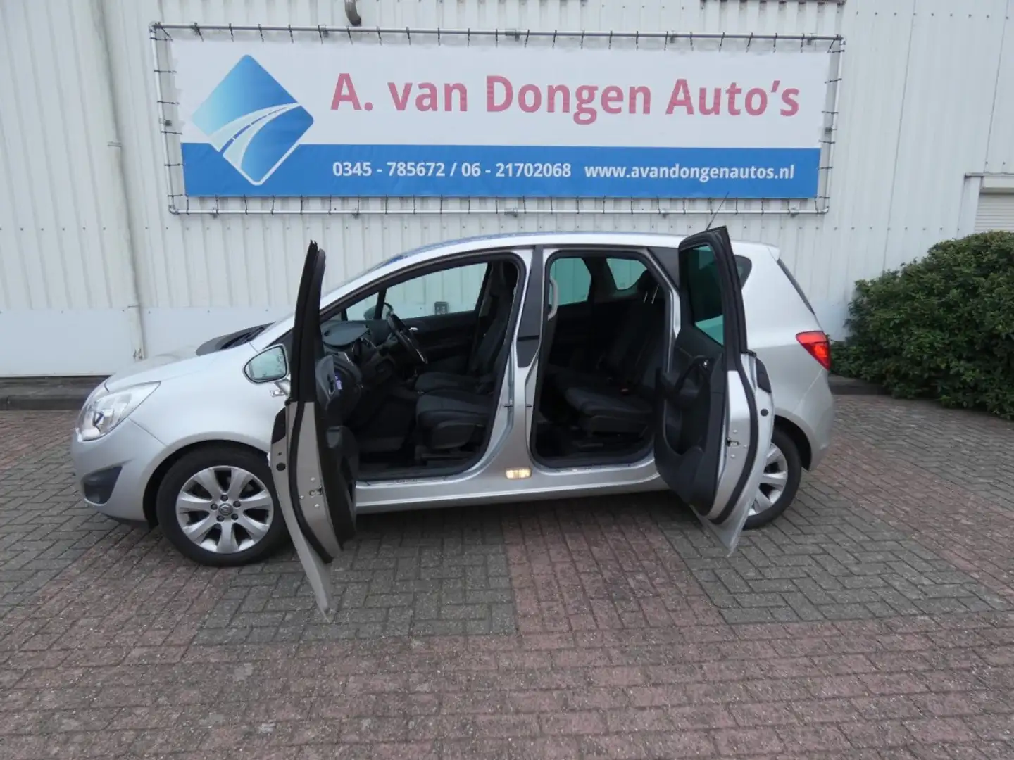 Opel Meriva 1.4 TURBO COSMO,Clima,Cruise,APK 1-12-25 Gris - 2