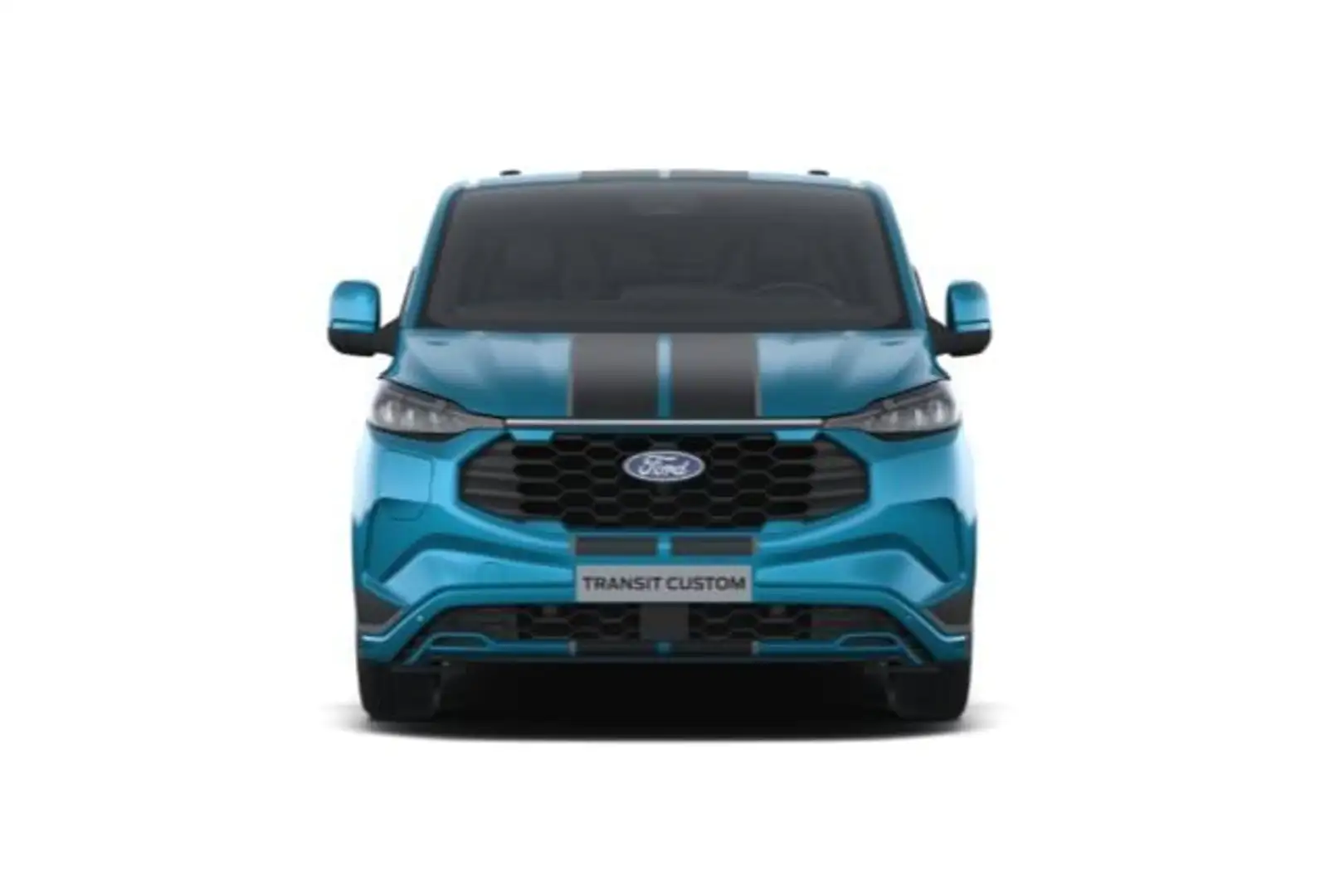 Ford Transit Custom 320 2.5 PHEV L2H1 Sport 233pk | Inklapbare trekhaa Blauw - 2