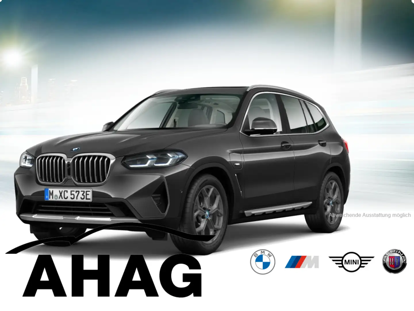 BMW X3 xDrive30e AT Innovationsp. Aut. Panorama HIFI Grau - 2