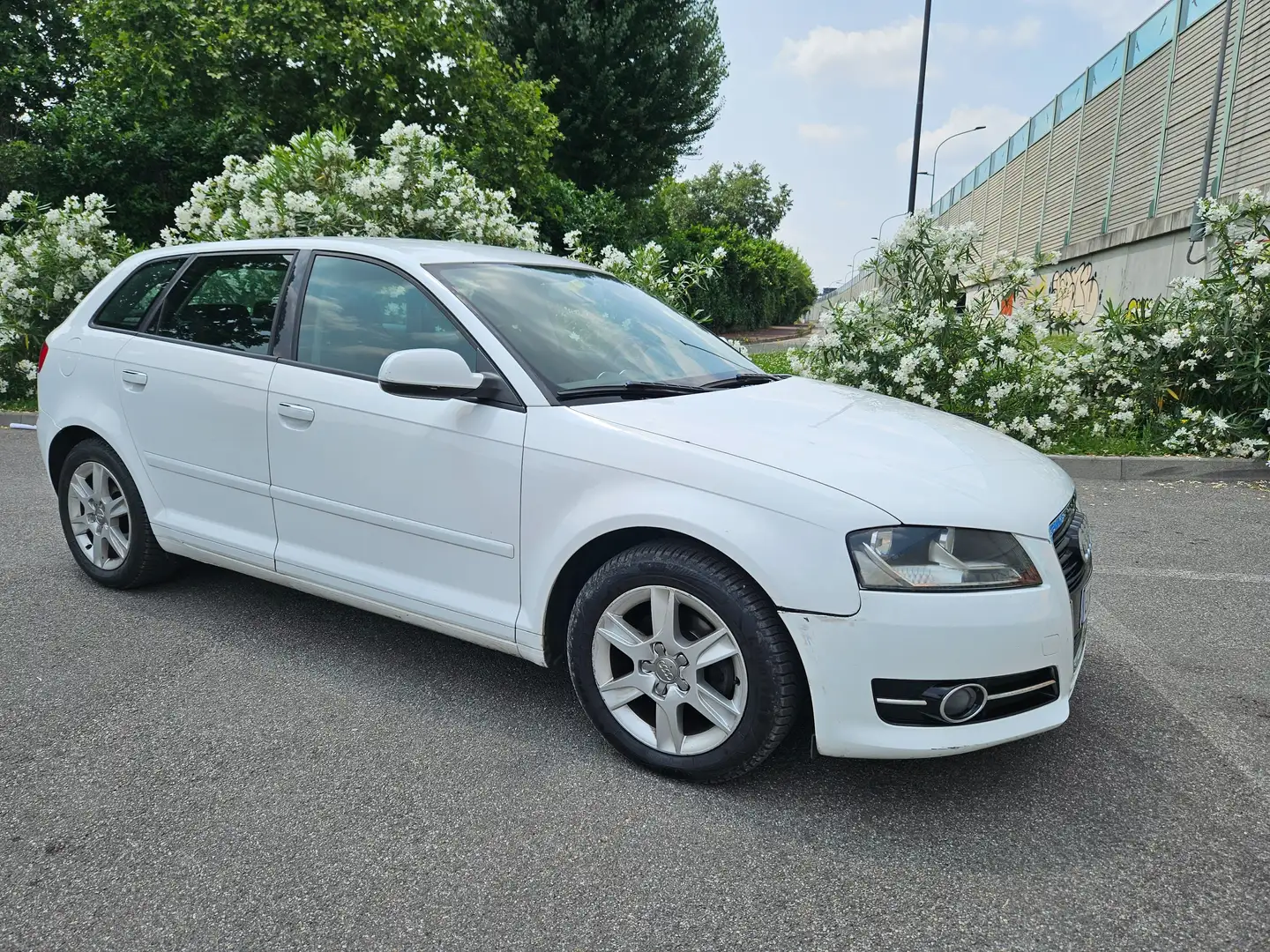Audi A3 A3 II 2008 Sportback Sportback 1.6 tdi Attraction Bianco - 1