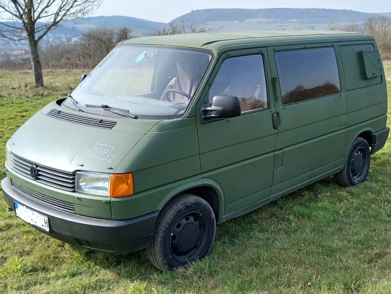 Volkswagen T4 VW T4 2.4 D Bundeswehr | Rostfrei | Wertgutachten | TÜV 2028 | 50.500 km, foto 11