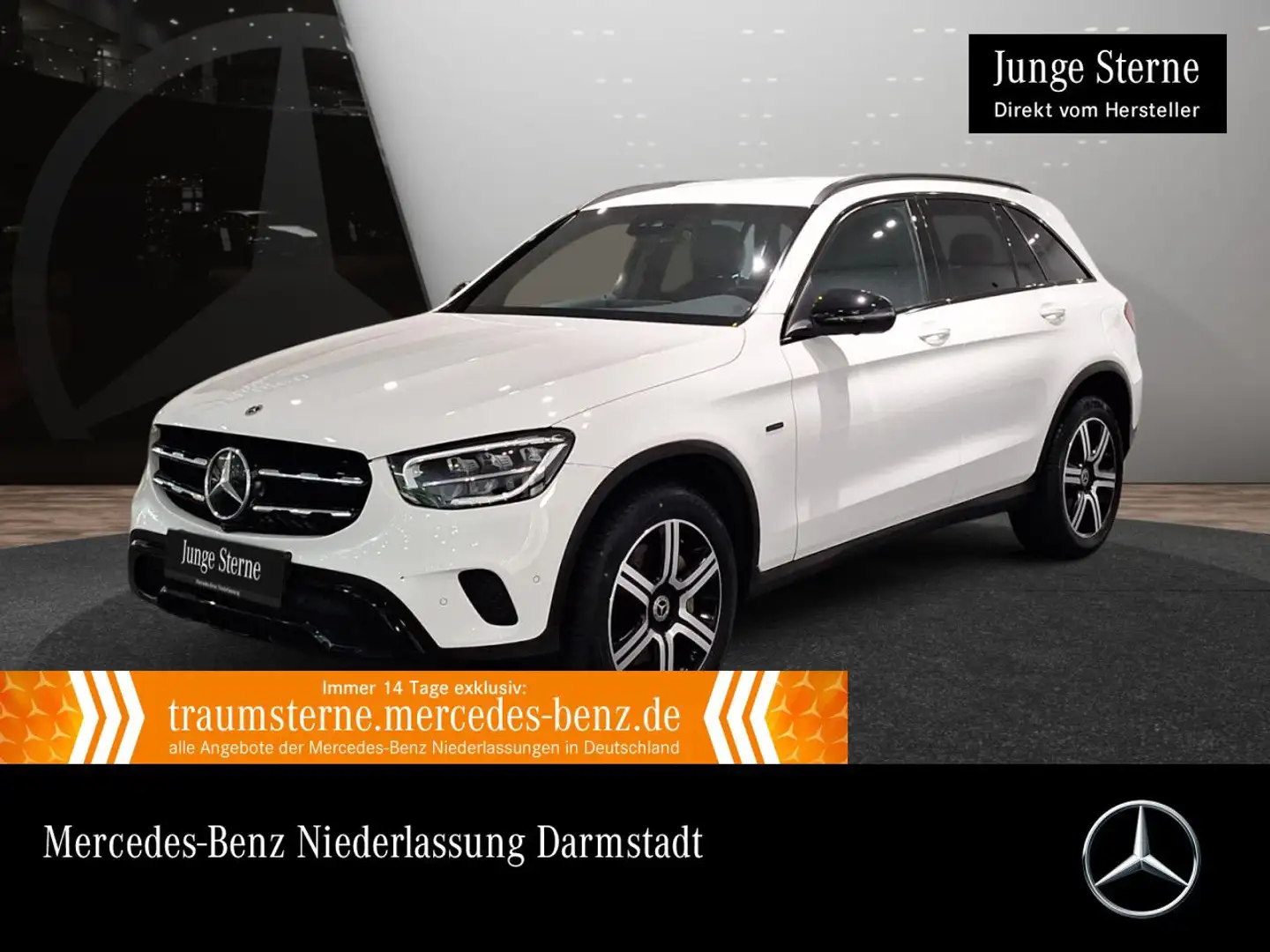 Mercedes-Benz GLC 300 e 4M NIGHT+360+LED+SPUR+TOTW+KEYLESS+9G Weiß - 1