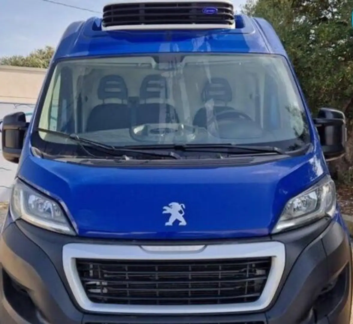 Peugeot Boxer Cella Lambert+Frigo Carrier Strada /Rete 220V FRCX Blu/Azzurro - 1