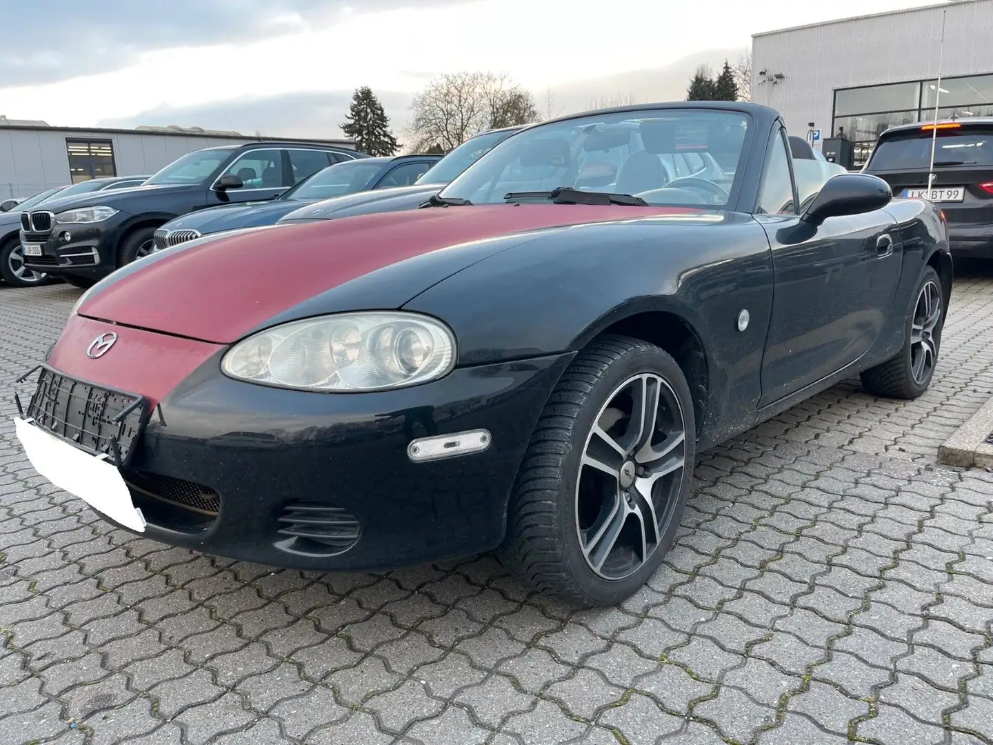 Mazda MX-5 1.6 16V Unplugged Leder SHZ Stoffdach TOP Schwarz - 2
