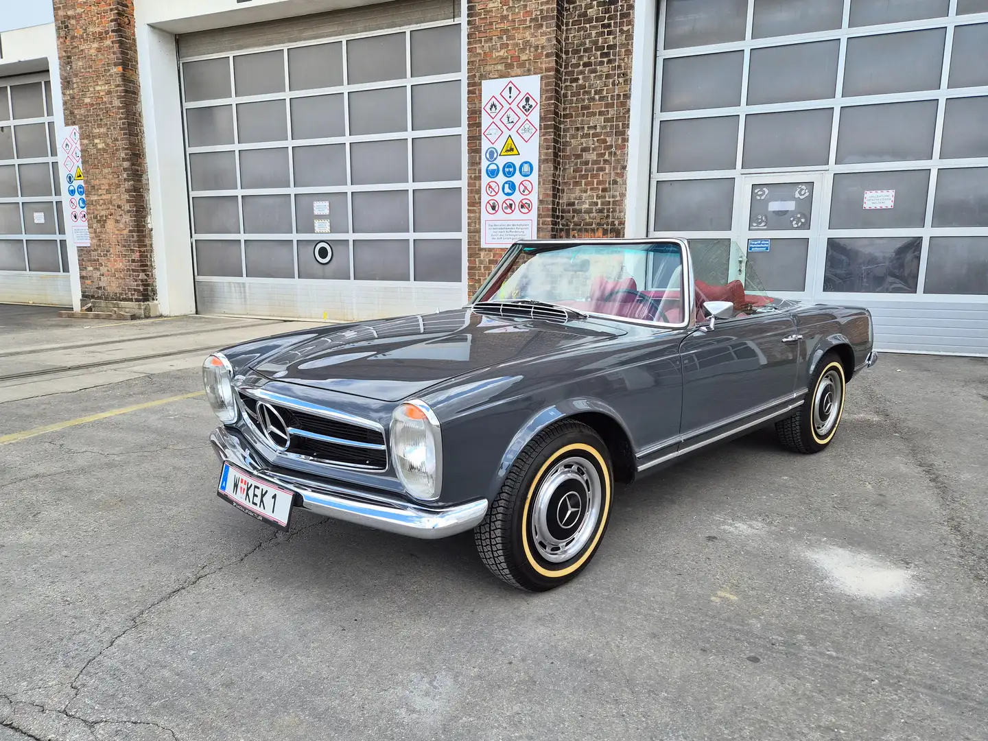 Mercedes-Benz 280 280SL w113 Pagode Automatik Grau - 2