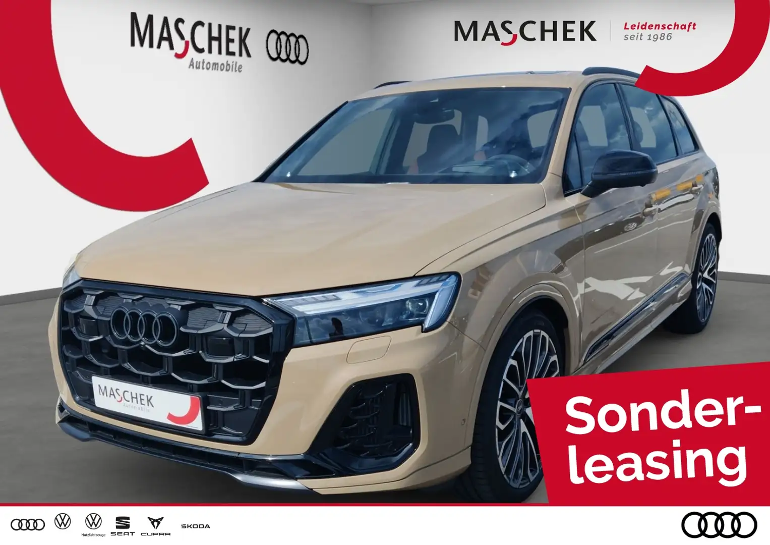 Audi SQ7 Pano 7Sitzer b+OAdv! HuD Matrix TV S-Sitz Or - 1
