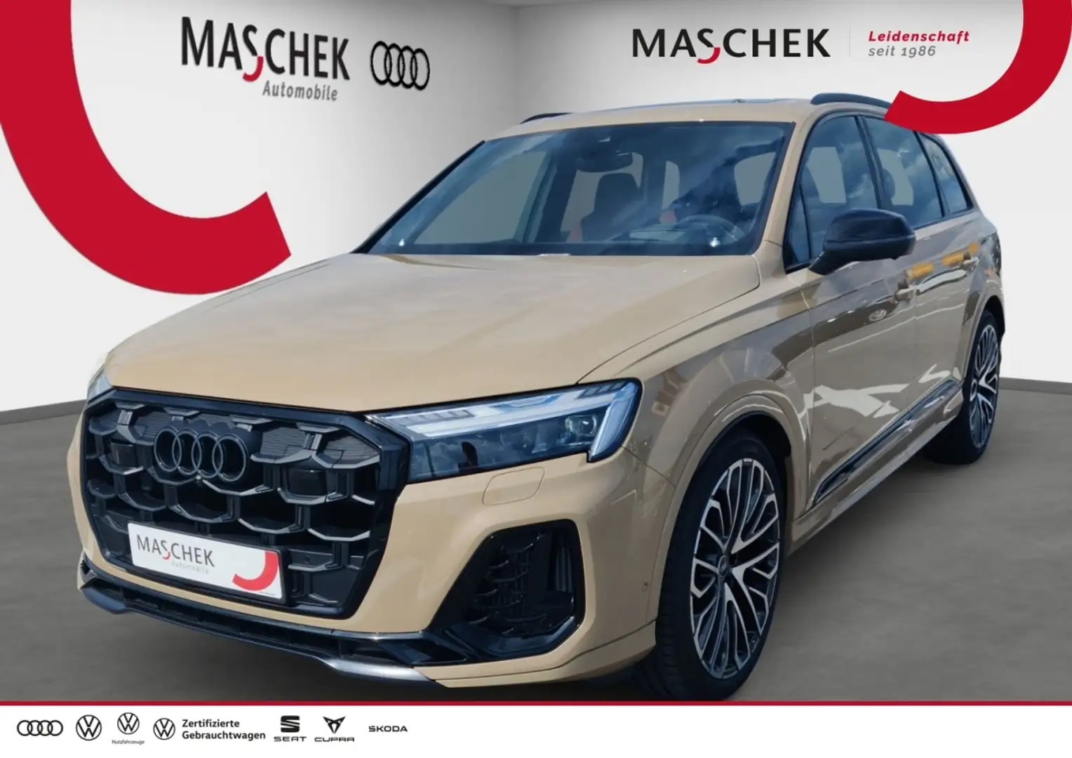Audi SQ7 Pano 7Sitzer b+OAdv! HuD Matrix TV S-Sitz Gold - 1