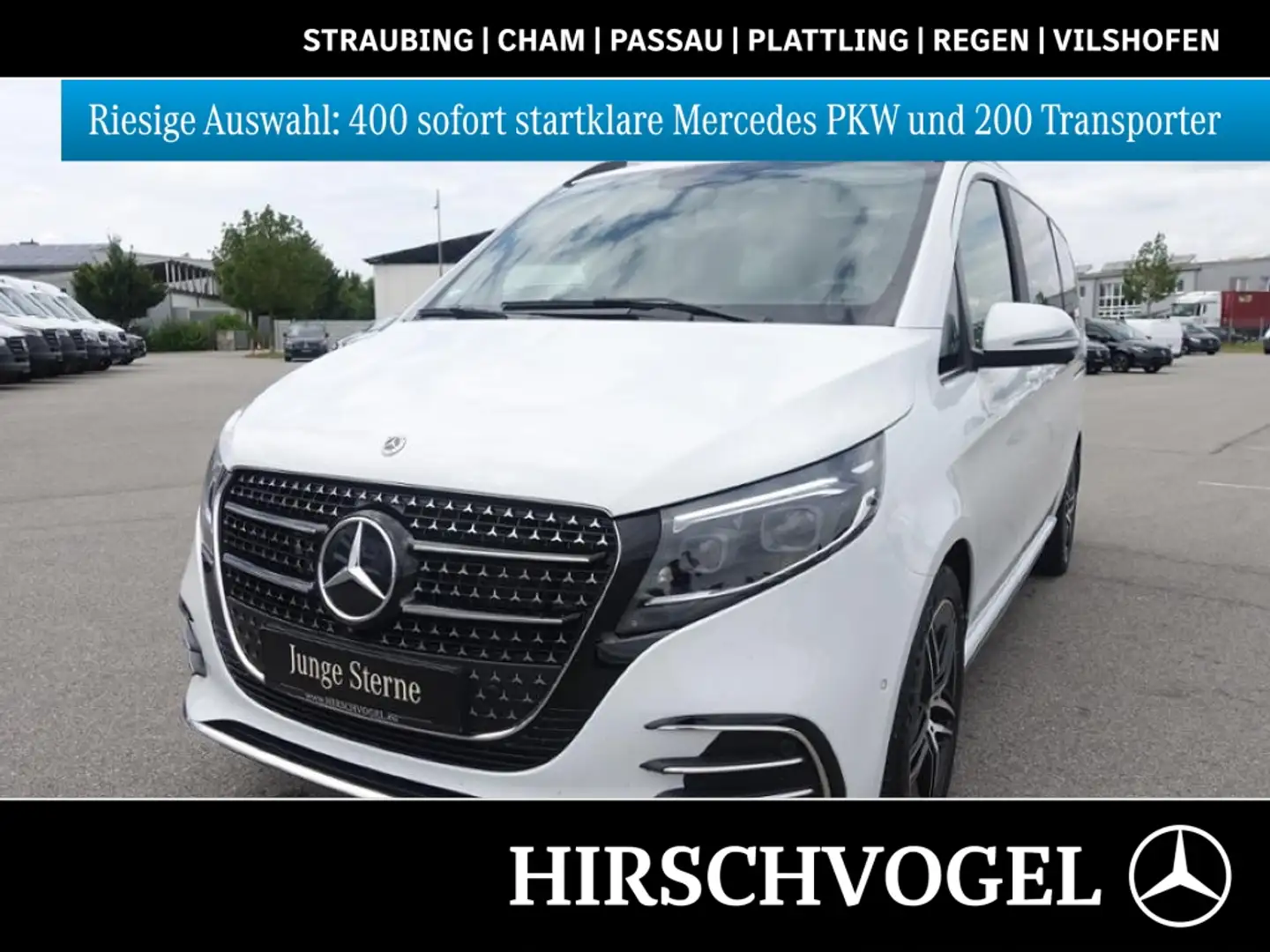 Mercedes-Benz V 300 d EXCLUSIVE AMG AIRMATIC Panorama AHK Weiß - 1