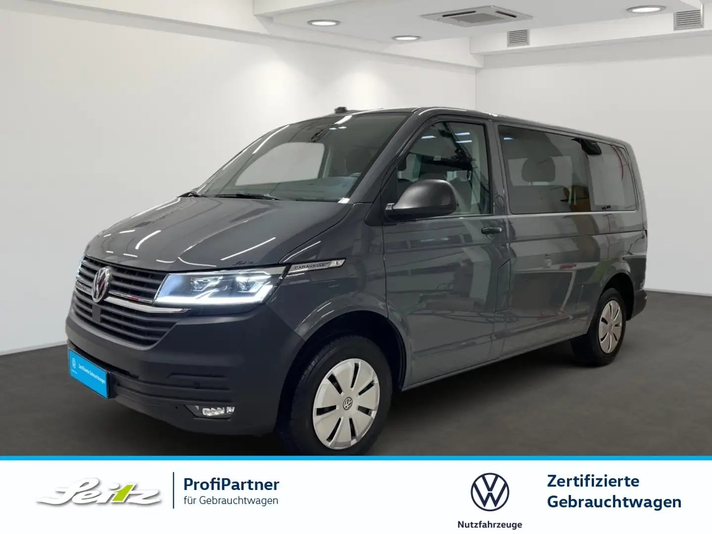Volkswagen T6.1 Caravelle 2.0 TDI KR EcoProfi *6S*LED*PDC*DAB* Grijs - 1