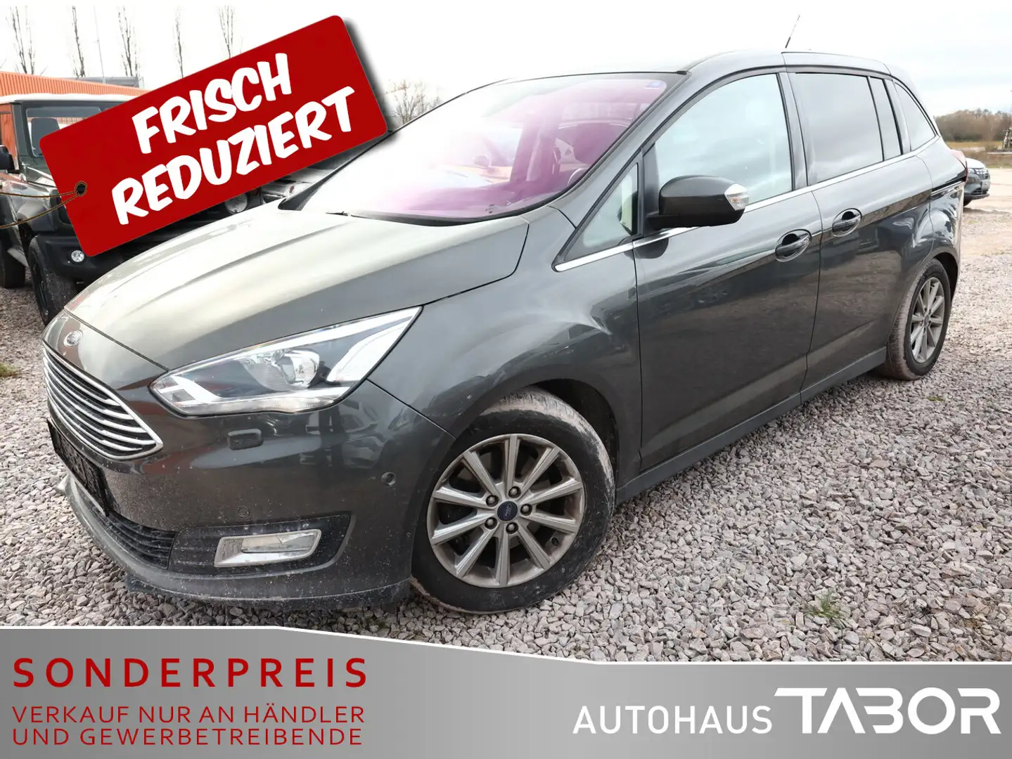 Ford Grand C-Max Grand 1.5 EB 150 Aut. Titanium Pano Nav PDC Šedá - 1