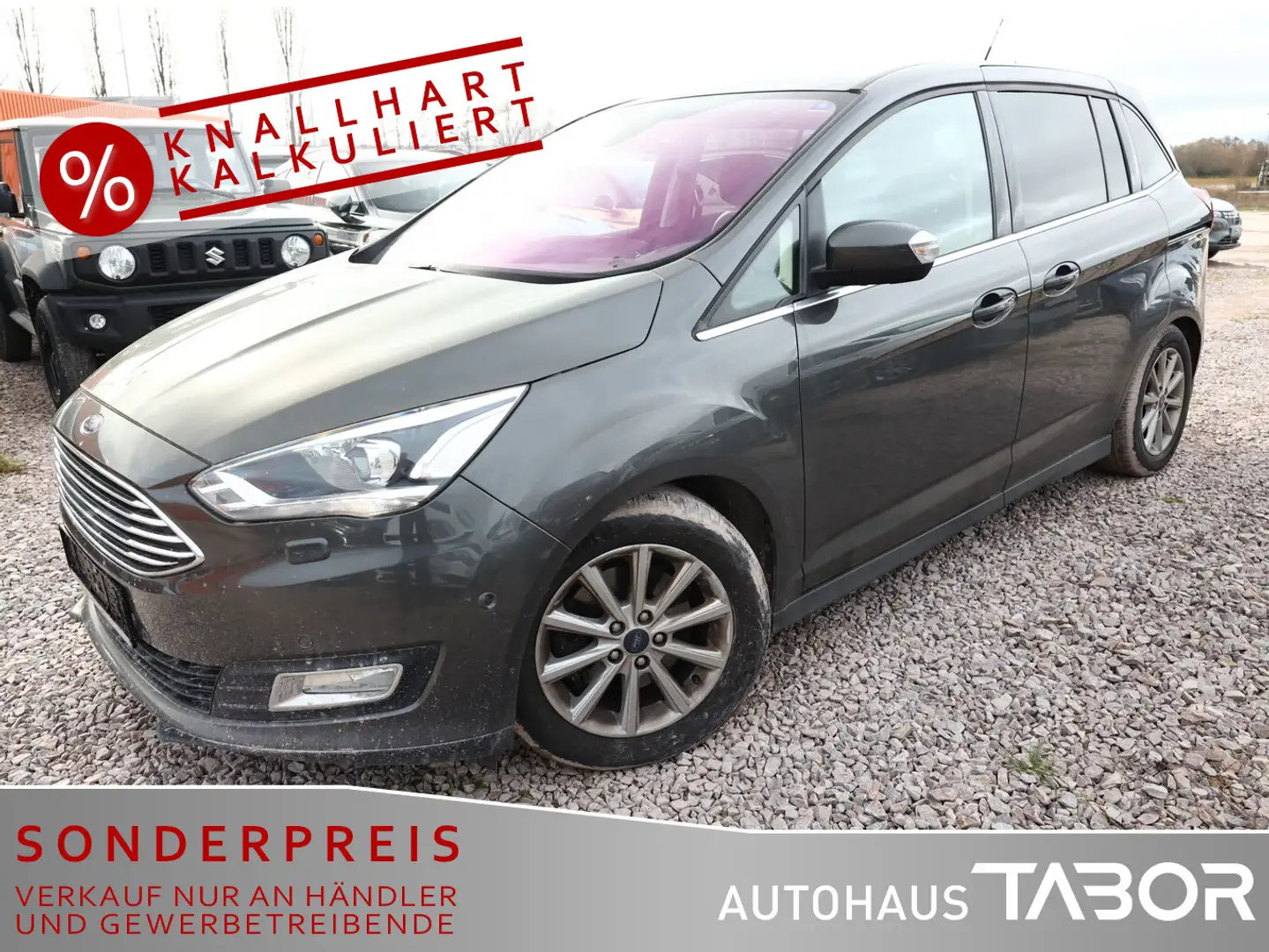 Ford Grand C-Max Grand 1.5 EB 150 Aut. Titanium Pano Nav PDC Grau - 1