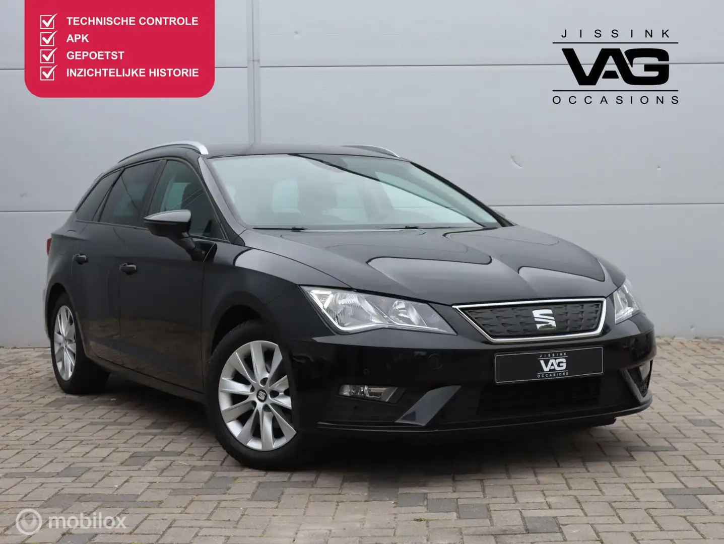 SEAT Leon ST 1.0 clima cruise CarPlay Negro - 1