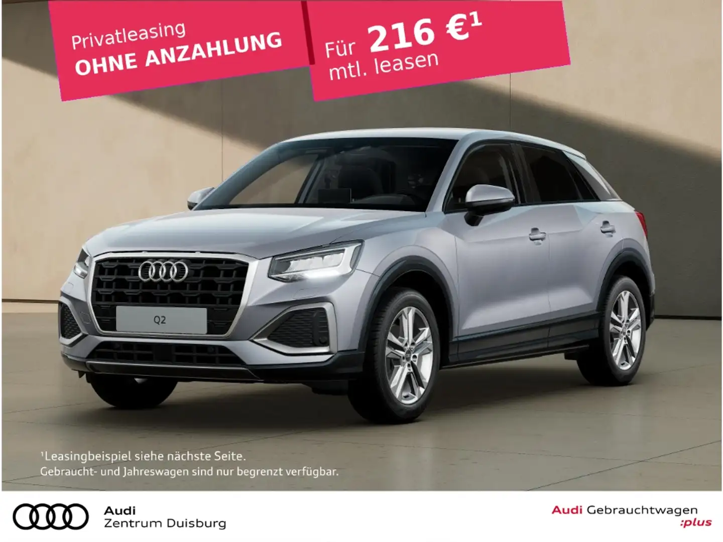 Audi Q2 30 TFSI advanced Silber - 1
