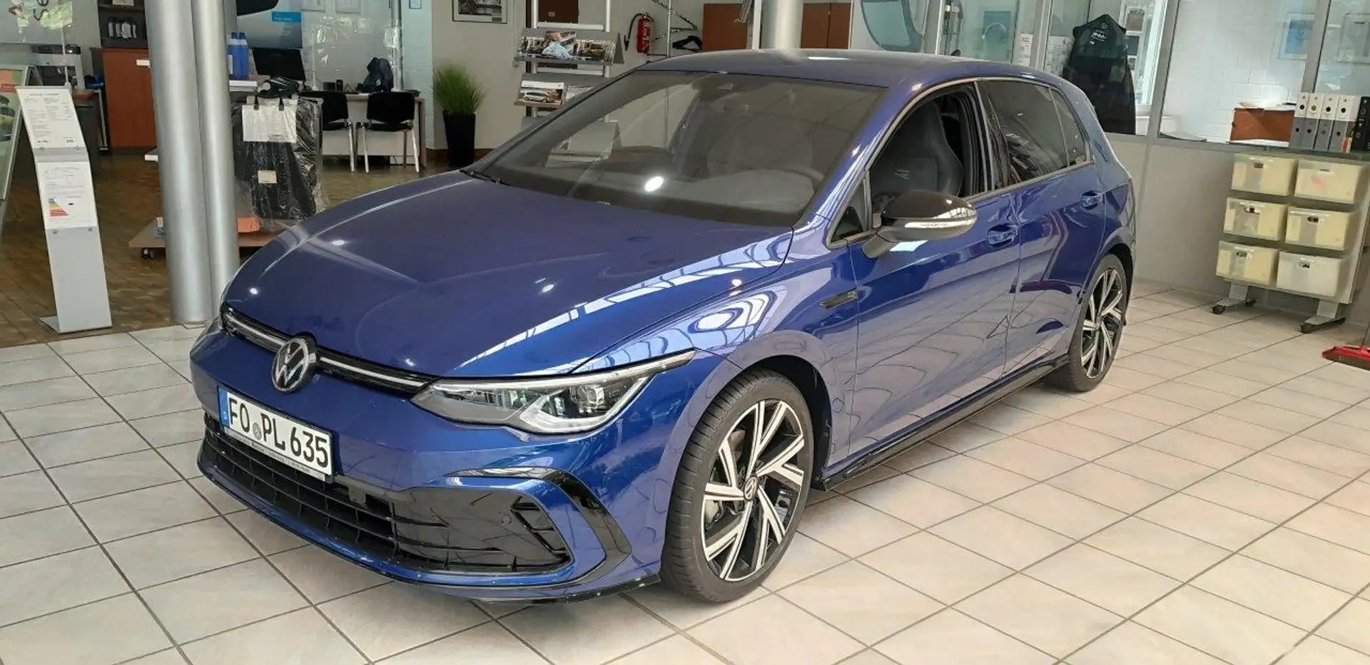 Volkswagen Golf R-Line 1,5TSI DSG AHK Matrix Navi Blau - 1