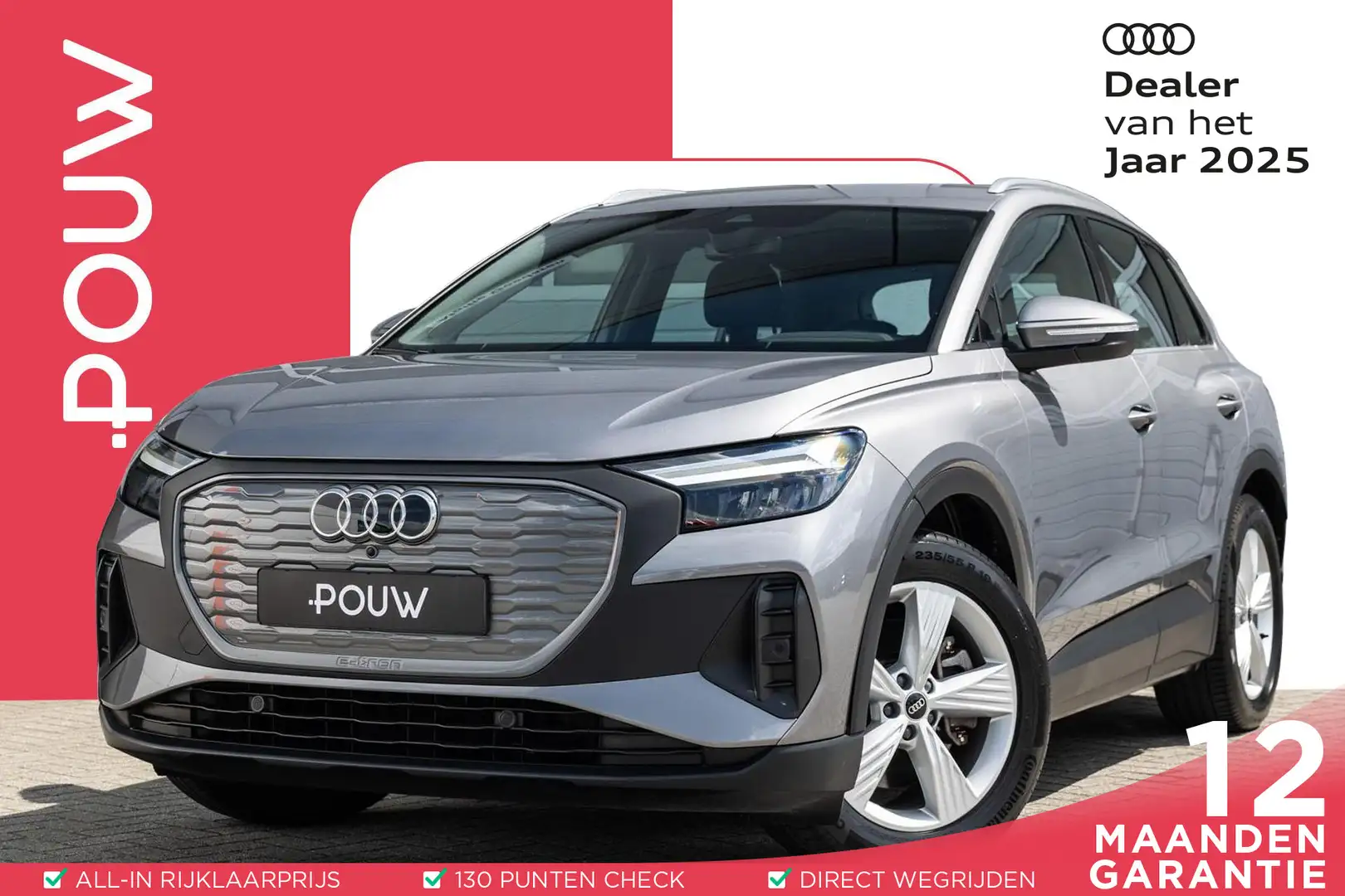 Audi Q4 e-tron 40 204pk Edition 77 kWh | Stoelverwarming | Apple Grijs - 1