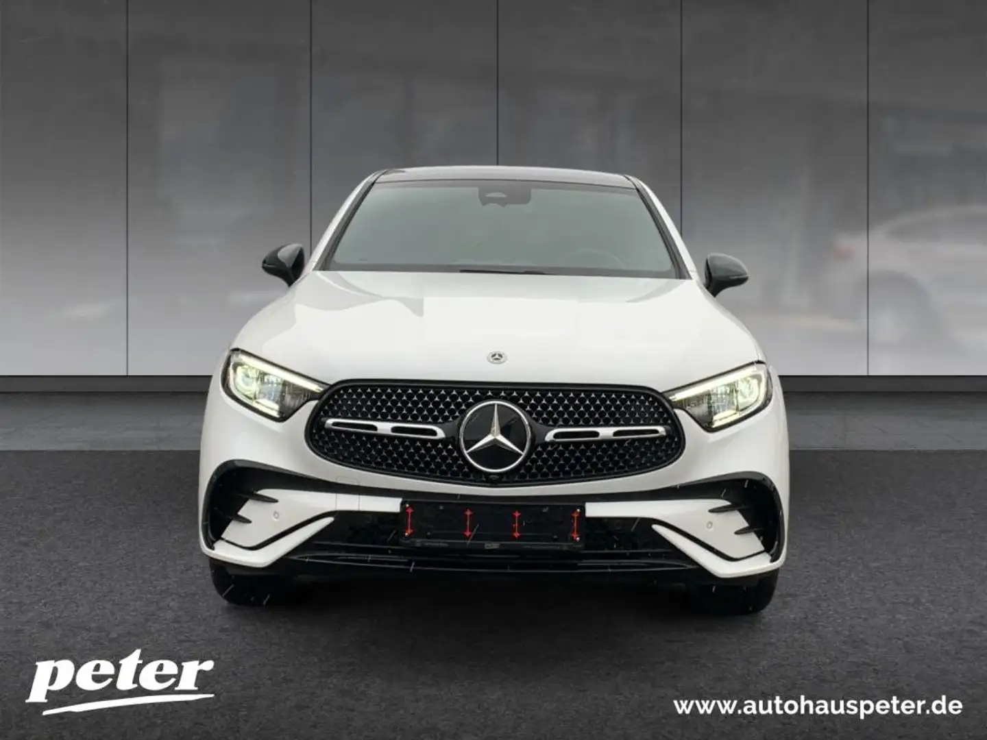 Mercedes-Benz GLC 200 4MATIC Coupé AMG, Panoramadach Weiß - 2