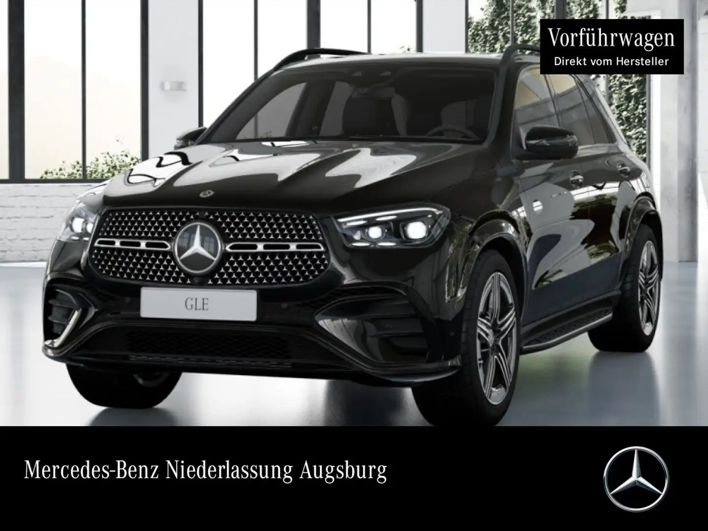 Mercedes-Benz GLE 350 de 4M AMG+NIGHT+PANO+360+AHK+MULTIBEAM+9G Schwarz - 1