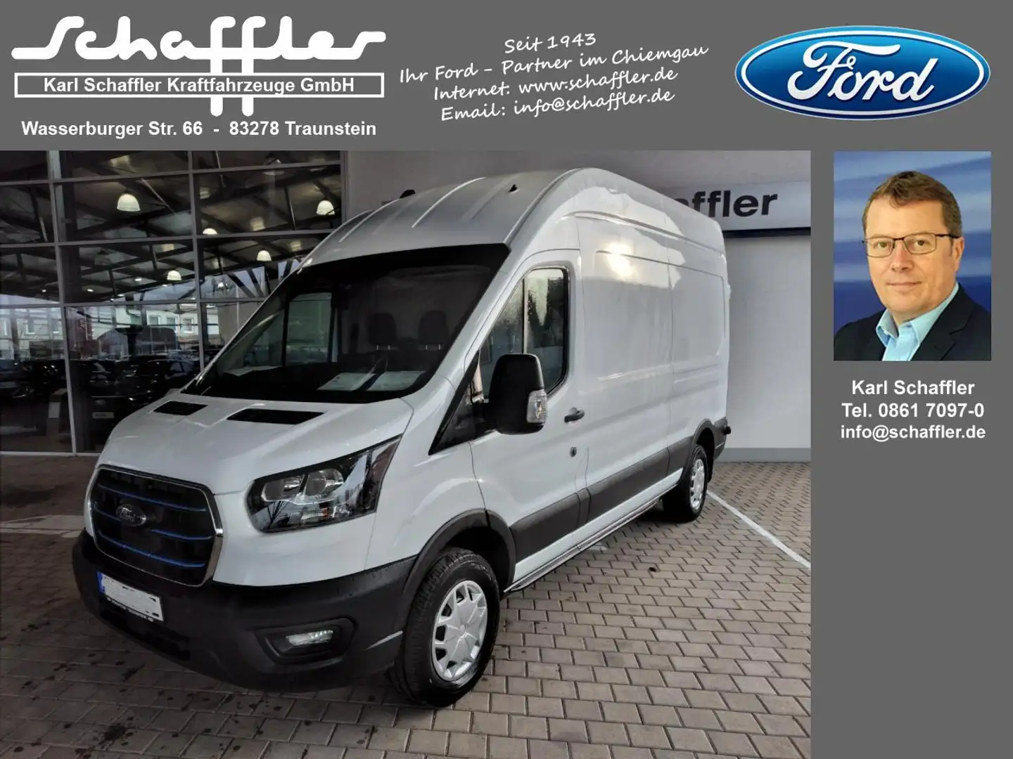 Ford E-Transit E 350 L3 Trend Weiß - 1