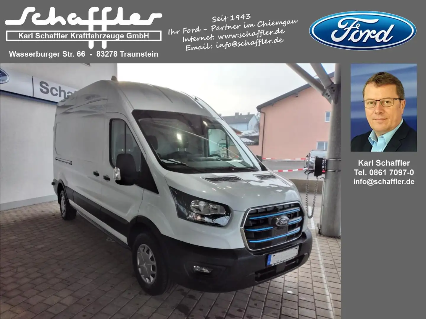 Ford E-Transit E 350 L3 Trend Weiß - 2