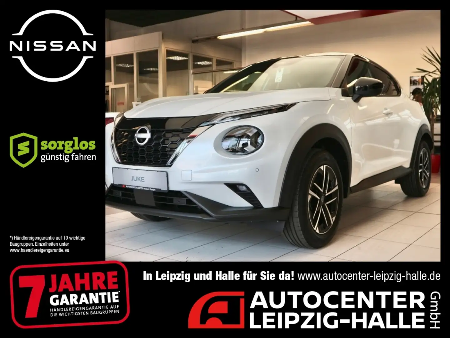 Nissan Juke N-CONNECTA 1.6 HYBRID 4AMT ProPilot 360° LM Weiß - 1