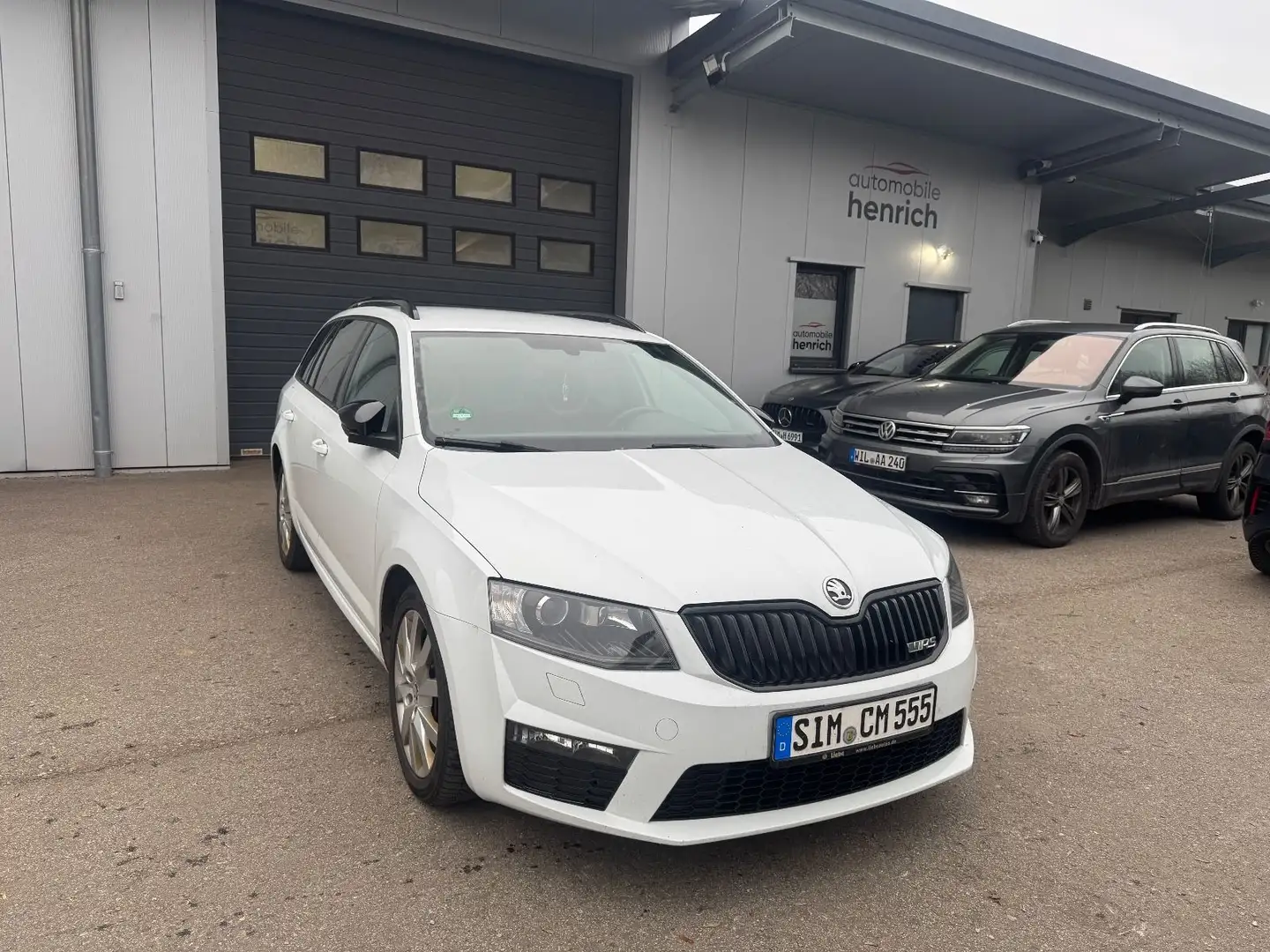 Skoda Octavia Combi RS 2.0 TDI Weiß - 1