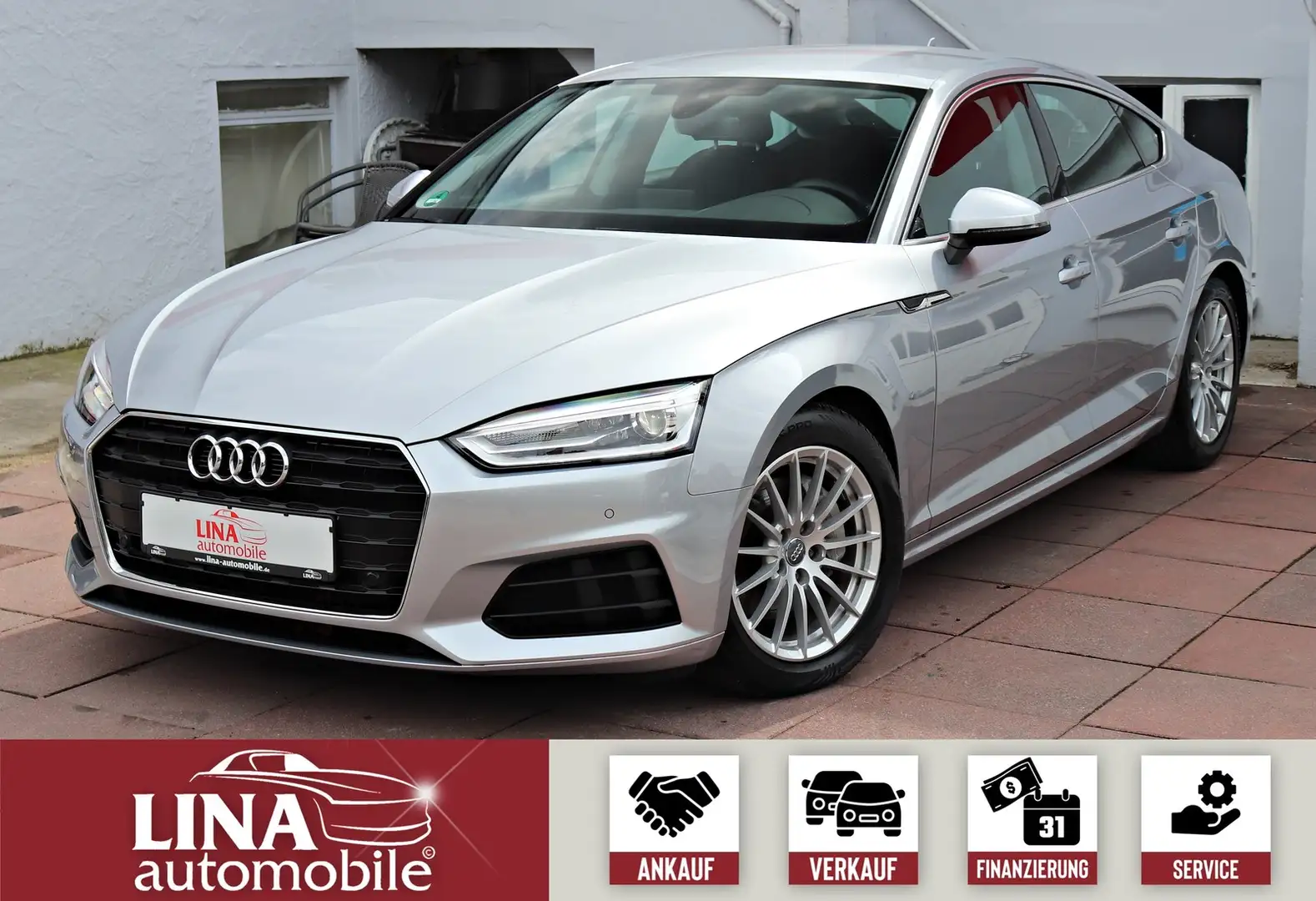 Audi A5 40 TDI Sportback 2Hd*KAMERA*NaviMMI*LED*190Ps Argento - 1