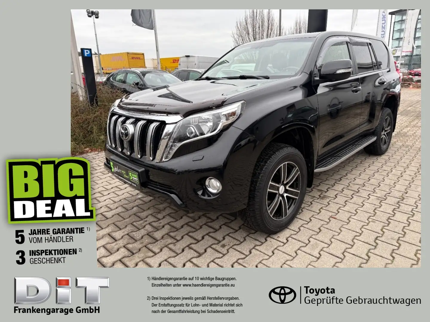 Toyota Land Cruiser 3.0 D-4D TEC-Edition 7-Sitzer, 8fach Schwarz - 1