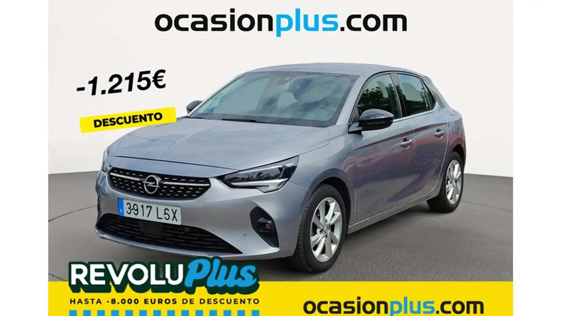 Opel Corsa 1.2T XHT S/S Elegance AT8 100 Gris - 1
