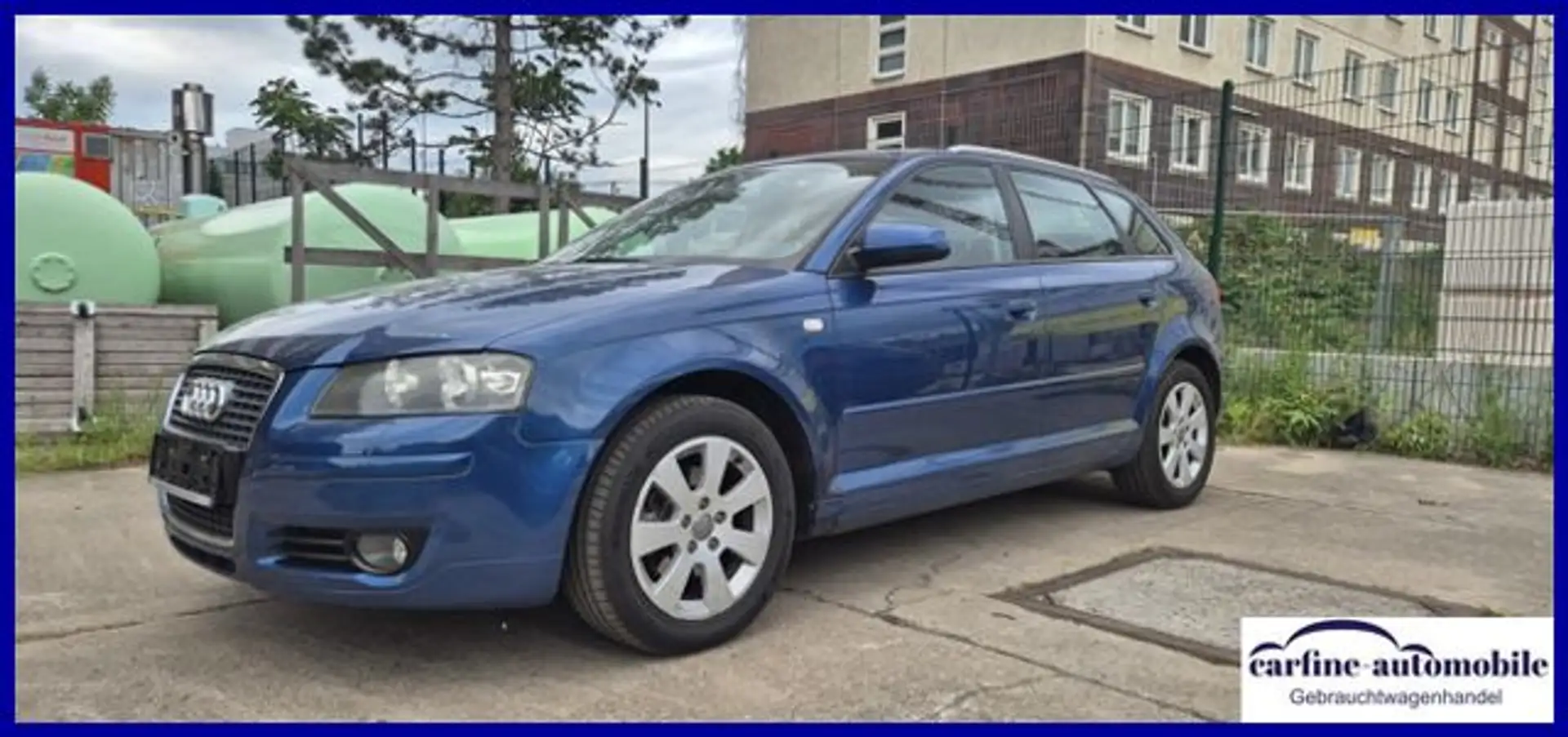 Audi A3 Sportback 1.6 FSI Standhzg Sitzhzg Alu Klima Blauw - 2