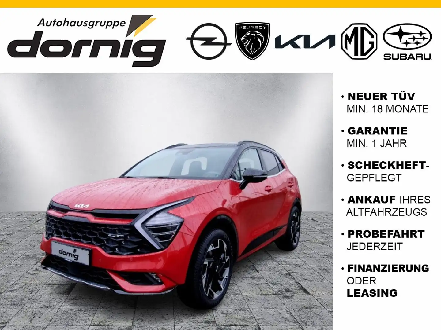 Kia Sportage 1.6T-GDi 48V GT-Line AWD DCT7 Rojo - 1