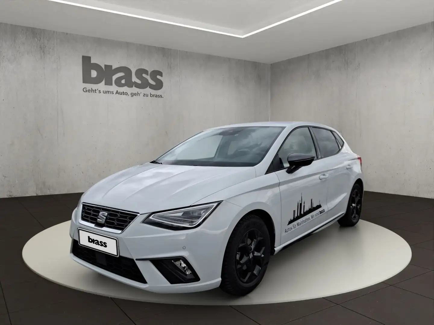 SEAT Ibiza 1.0 TSI FR Pro Black Edition OPF Blanc - 1
