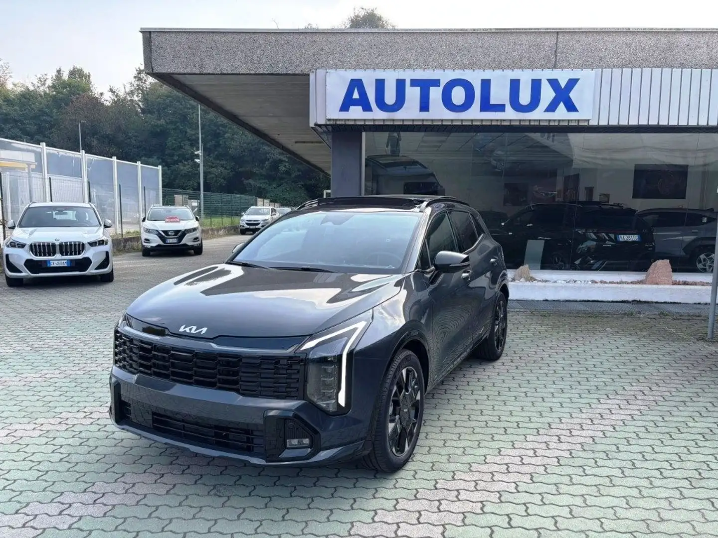 Kia Sportage New 1.6 HEV AT GT-line+Sunroof P.+Ruotino Grigio - 2