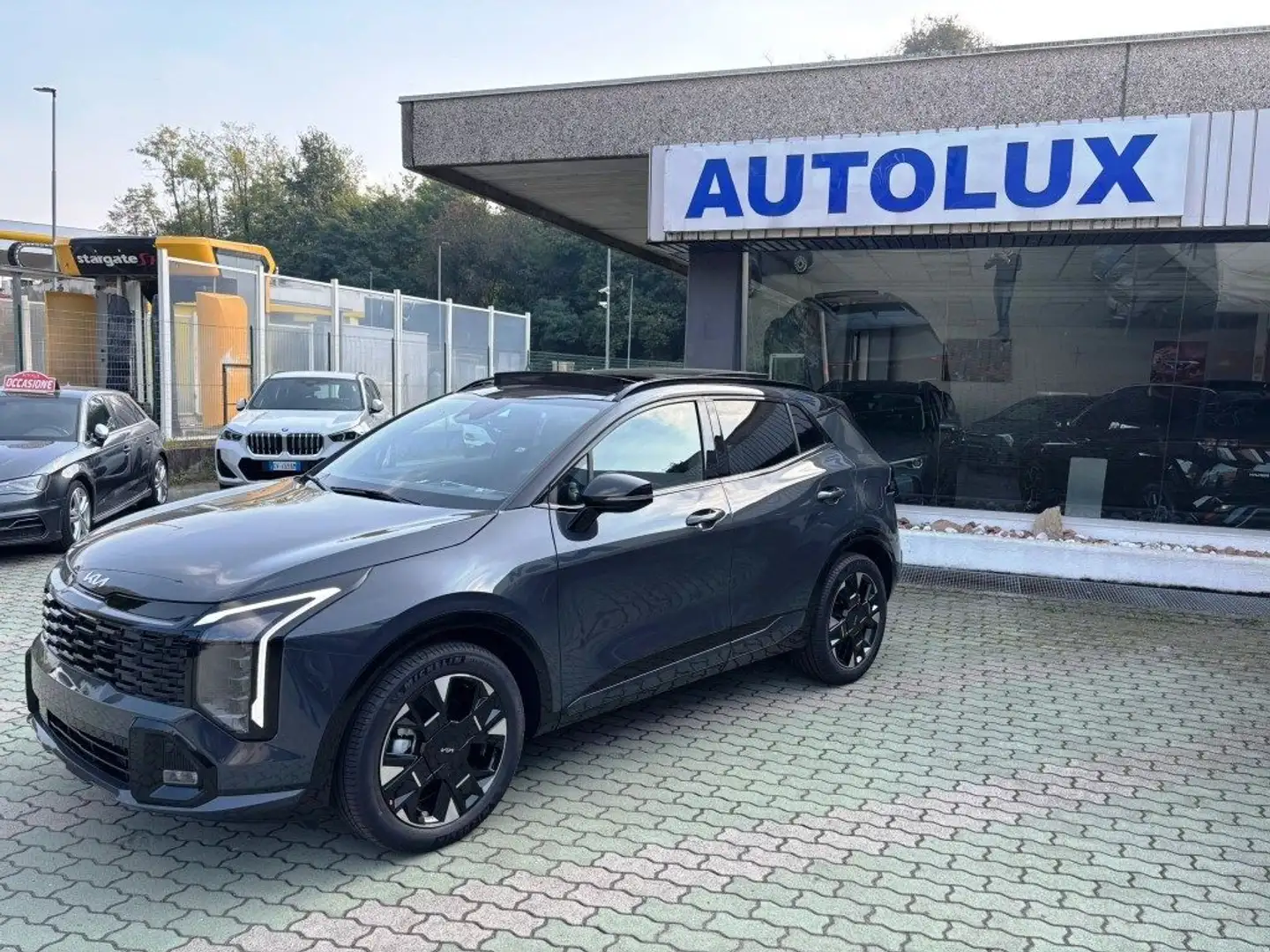 Kia Sportage New 1.6 HEV AT GT-line+Sunroof P.+Ruotino Grigio - 1