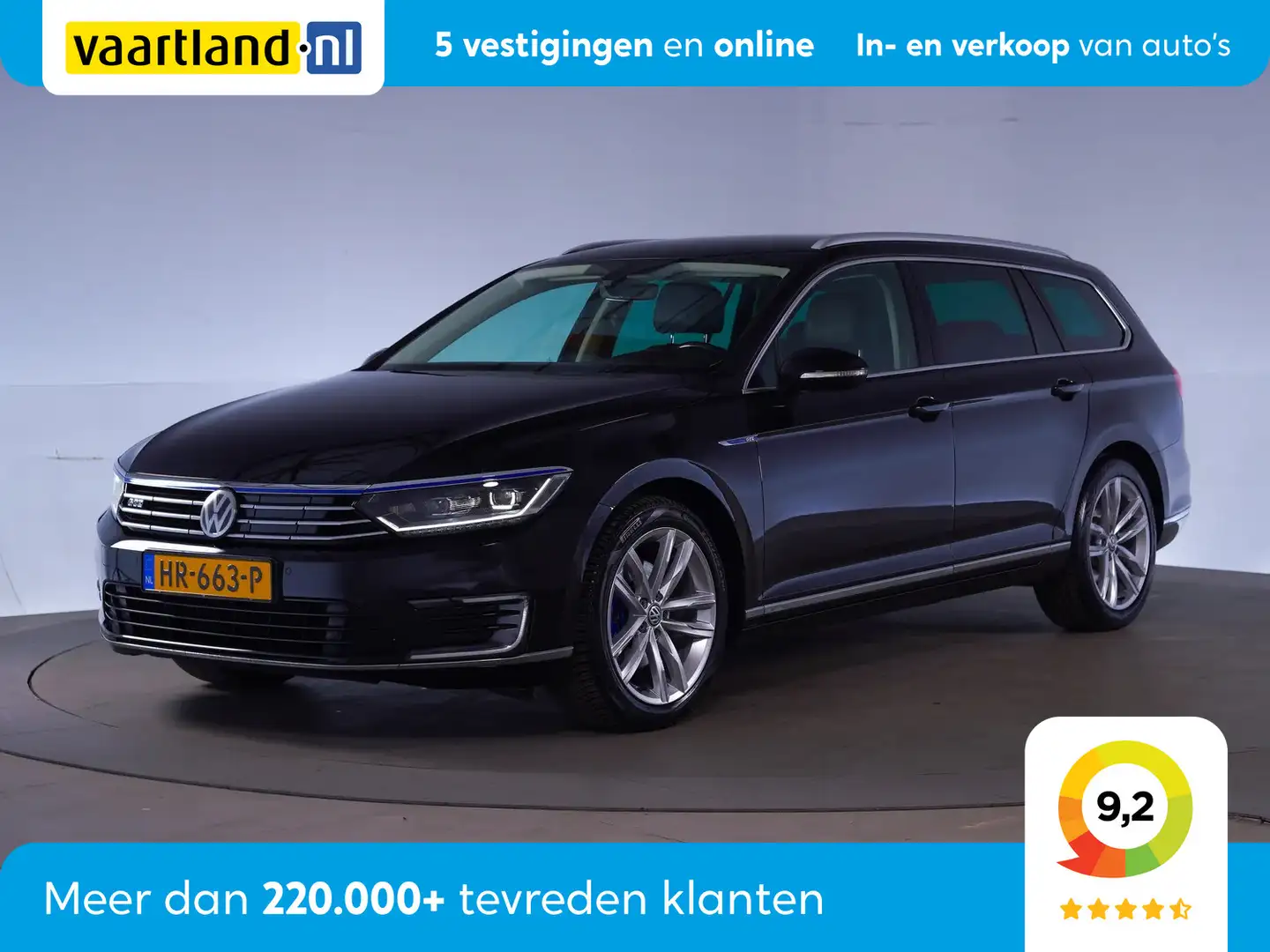 Volkswagen Passat Variant 1.4 TSI GTE Highline [ adaptief cruise airco led ] Black - 1