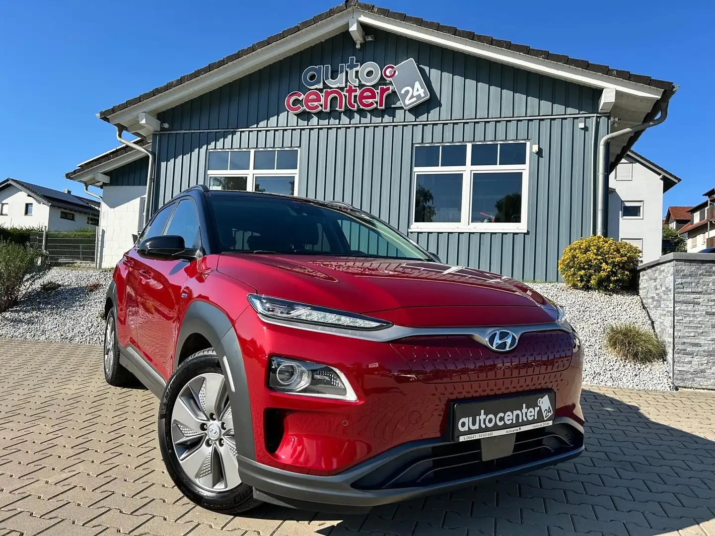 Hyundai KONA Style Elektro°64kWh°CCS°LED°1.Hand°Kamera Rot - 1