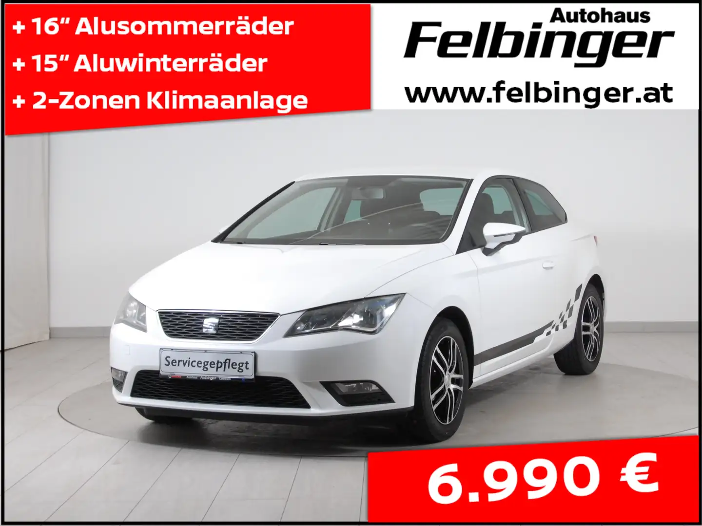 SEAT Leon Reference 1.2 TSI Weiß - 1