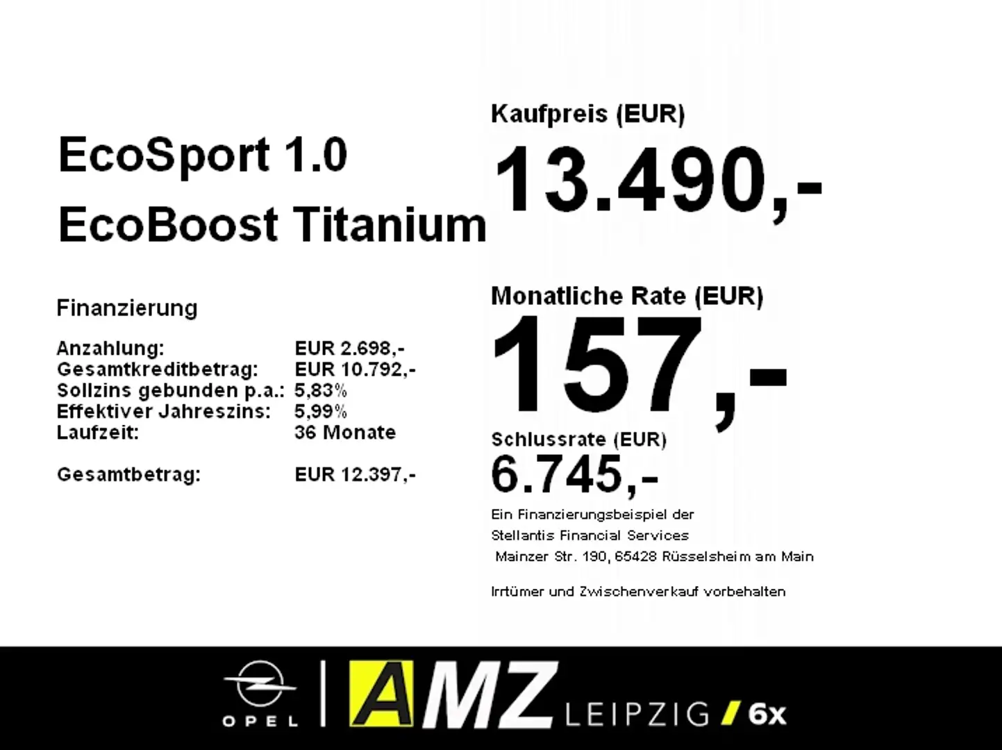 Ford EcoSport 1.0 EcoBoost Titanium *HU/AU neu* Grau - 2