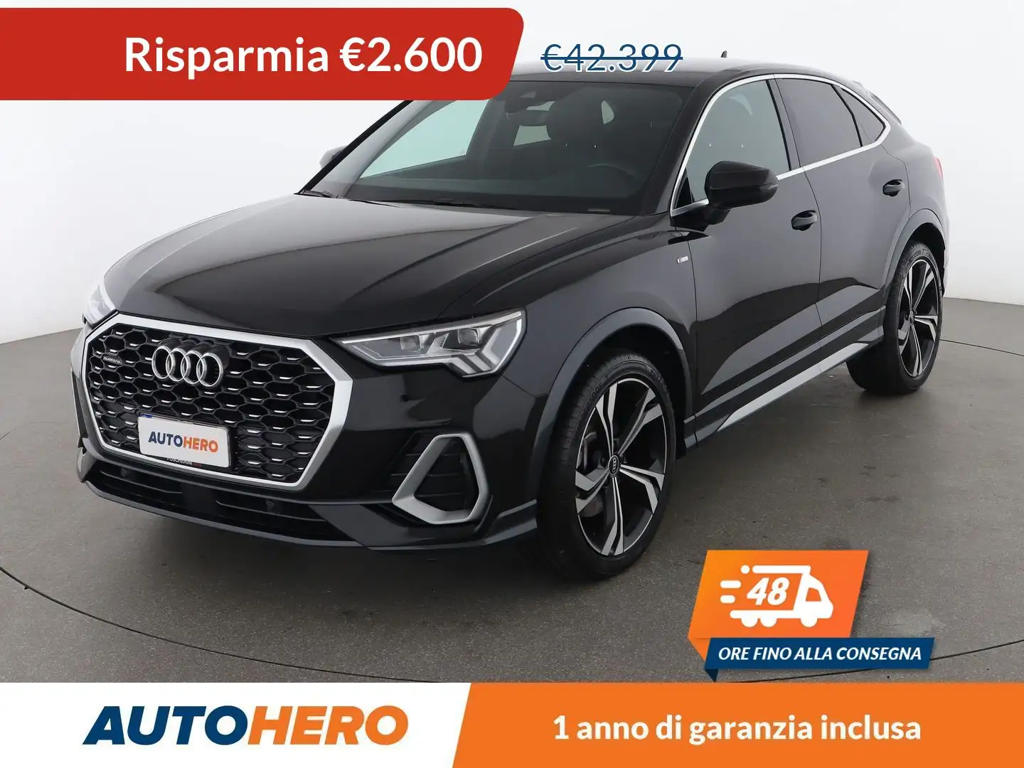 Audi Q3 40 TDI quattro S line Nero - 1